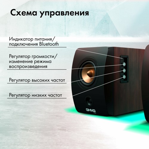 Компьютерная акустика OKLICK GMNG OK-707 (черный) 4