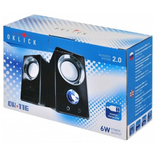 Компьютерная акустика OKLICK OK-116 (черный) 4