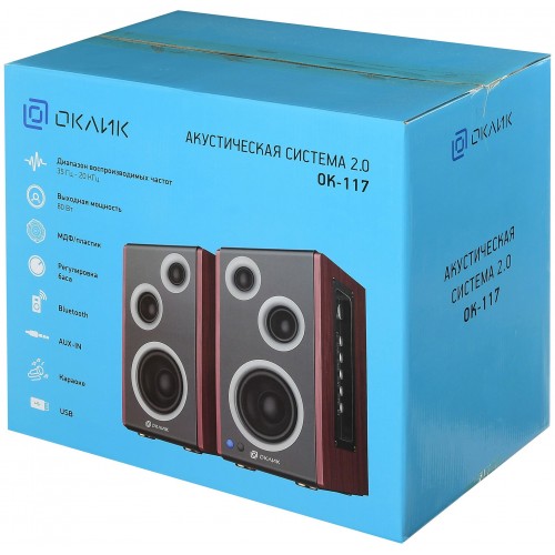 Компьютерная акустика Oklick OK-117 BT (черный) 4