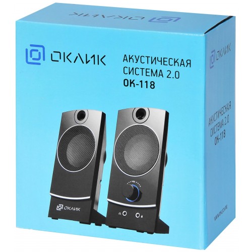 Компьютерная акустика OKLICK OK-118 (черный) 4
