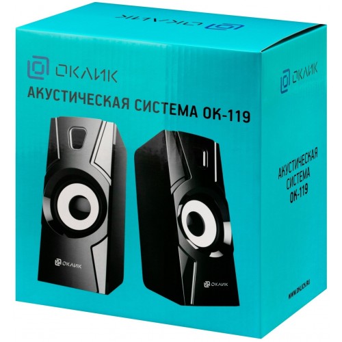 Компьютерная акустика Oklick OK-119 (черный) 3