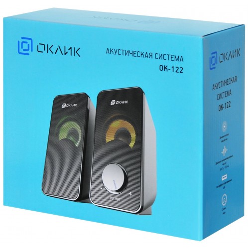 Компьютерная акустика OKLICK OK-122 (черный) 4
