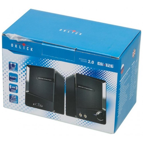 Компьютерная акустика OKLICK OK-126 (черный) 3