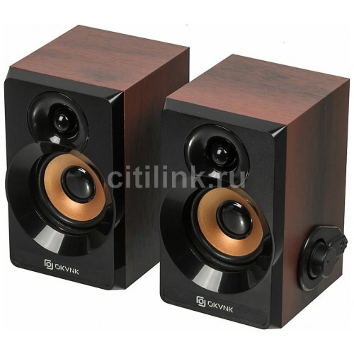 Компьютерная акустика OKLICK OK-161 (черный/вишня) 1