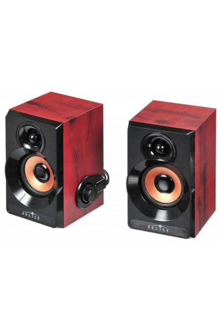 Компьютерная акустика OKLICK OK-161 (черный/вишня) 