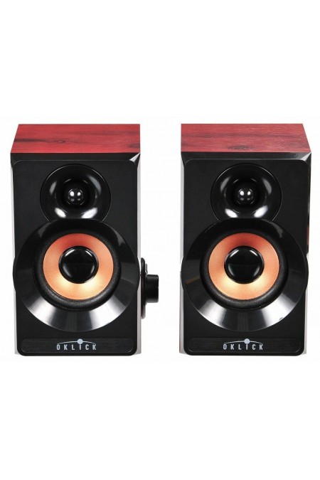 Компьютерная акустика OKLICK OK-161 (черный/вишня) 2