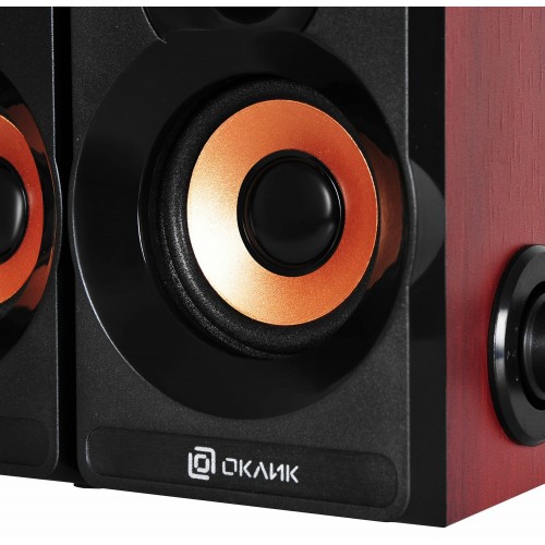 Компьютерная акустика OKLICK OK-161 (черный/вишня) 7