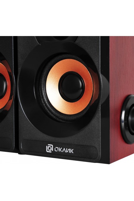 Компьютерная акустика OKLICK OK-161 (темное дерево) 9