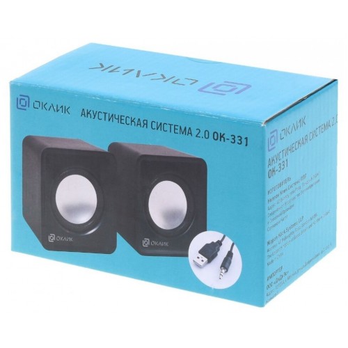 Компьютерная акустика OKLICK OK-331 (черный) 2