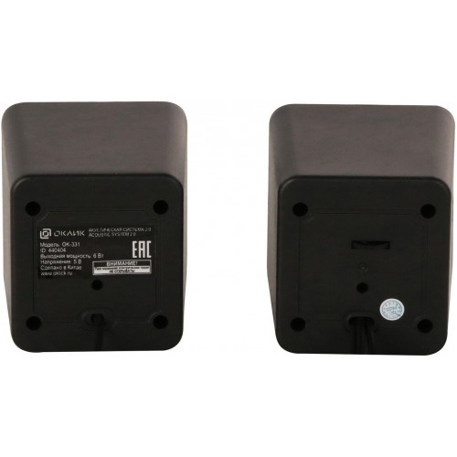 Компьютерная акустика OKLICK OK-331 (черный) 6