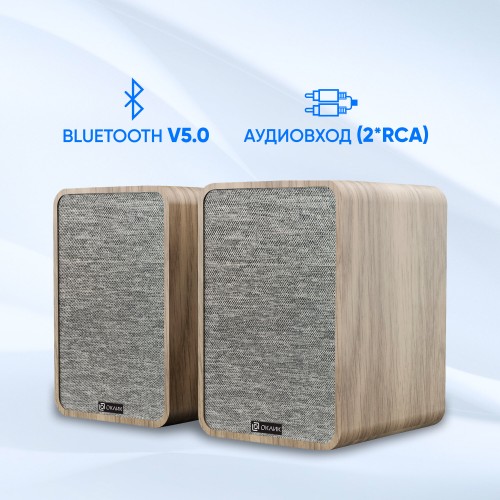Компьютерная акустика OKLICK OK-417A (светлое дерево) 1