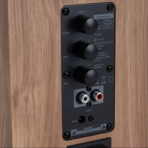 Компьютерная акустика OKLICK OK-417A (светлое дерево) 6