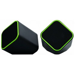 Компьютерная акустика SmartBuy CUTE (SBA-2580) (черный/зеленый)