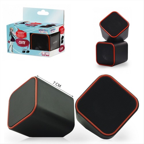 Компьютерная акустика SmartBuy CUTE (SBA-2590) (черный/оранжевый) 2