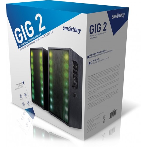 Компьютерная акустика Smartbuy GIG 2 SBA-4950 2.0 (черный) 2