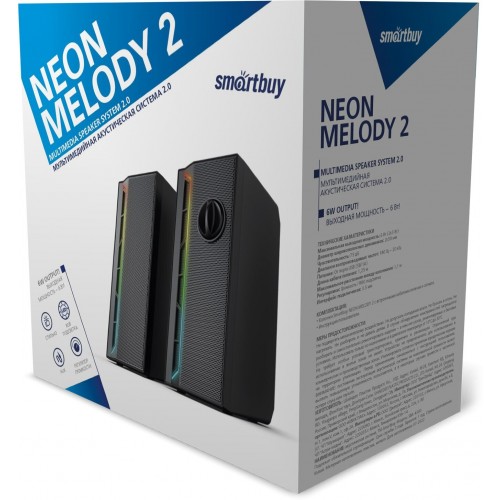 Компьютерная акустика Smartbuy NEON MELODY 2 (SBA-4600) (черный) 1