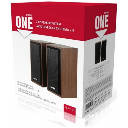 Компьютерная акустика SMARTBUY ONE (SBA-102) (коричневый) 