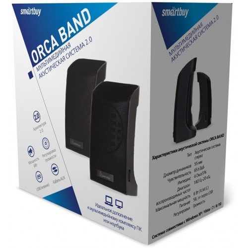 Компьютерная акустика SmartBuy Orca Band (SBA-1000) (черный) 7