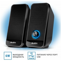 Компьютерная акустика SVEN 320 (SV-014636) (черный)