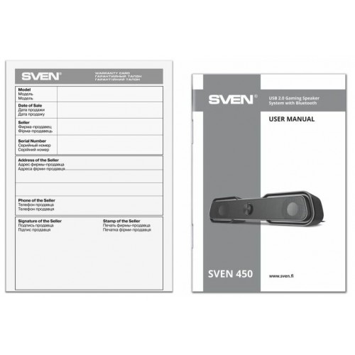 Компьютерная акустика SVEN 450 (SV-020958) (черный) 1