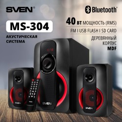 Компьютерная акустика SVEN MS-304 (SV-015602) (черный)