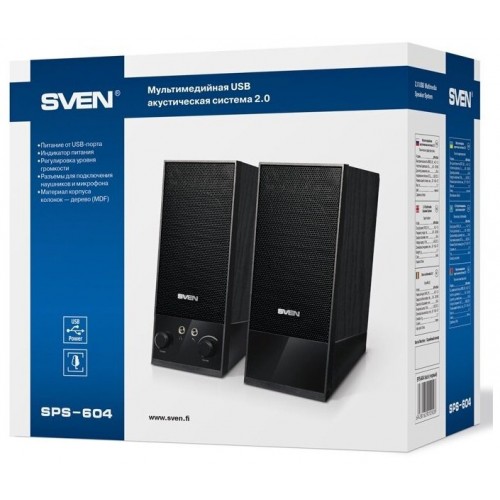 Компьютерная акустика Sven SPS-604 (SV-0120604BK) (черный) 1