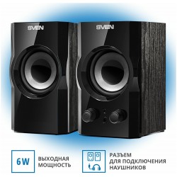 Компьютерная акустика SVEN SPS-606 (SV-014230) (черный)