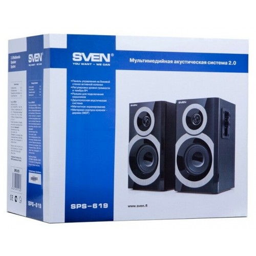 Компьютерная акустика Sven SPS-619 (черный/золотой) 6