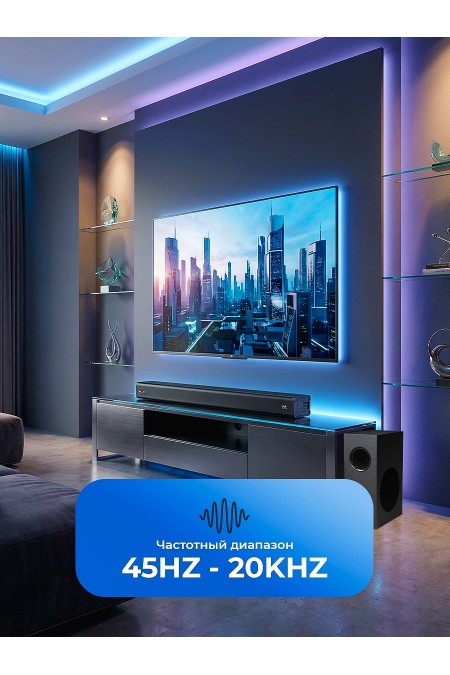 Саундбар ELTRONIC (20-11) SOUND SLICK 8 (черный) 1