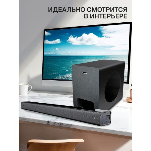 Саундбар ELTRONIC SOUNDBAR (20-15) 2.1 (черный) 4