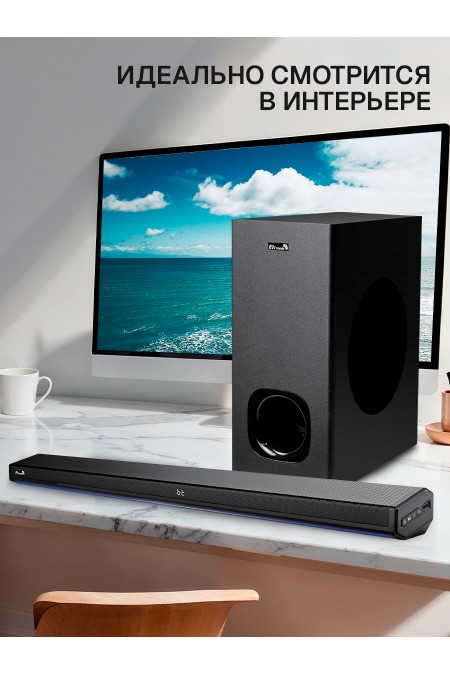 Саундбар ELTRONIC SOUNDBAR (20-16) 2.1 (черный) 7