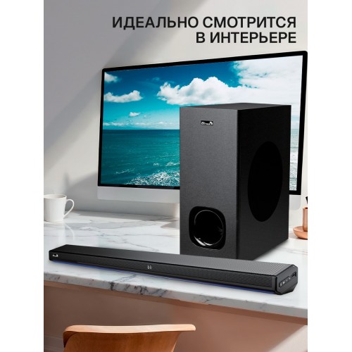 Саундбар ELTRONIC SOUNDBAR (20-16) 2.1 (черный) 7