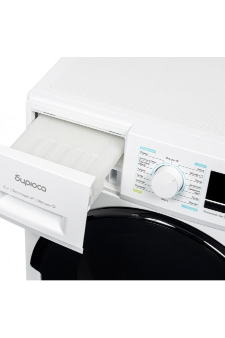 Сушильная машина Бирюса DM-MС8/03 (белый/черный люк) 4