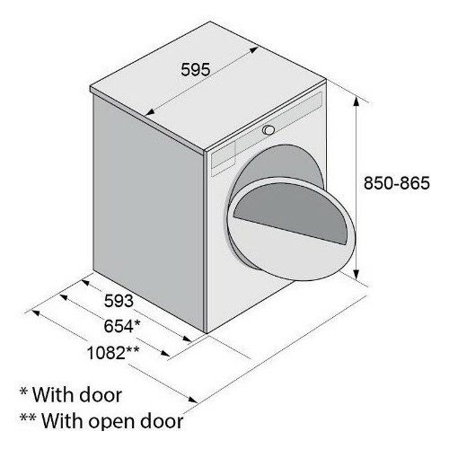 Сушильная машина Asko Logic T408CD. W. P (белый) 2