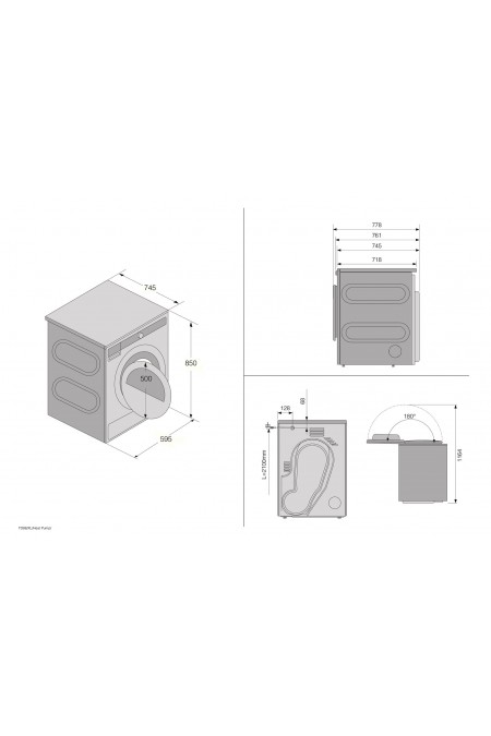 Сушильная машина Asko T710HUXLW.P (белый) 4