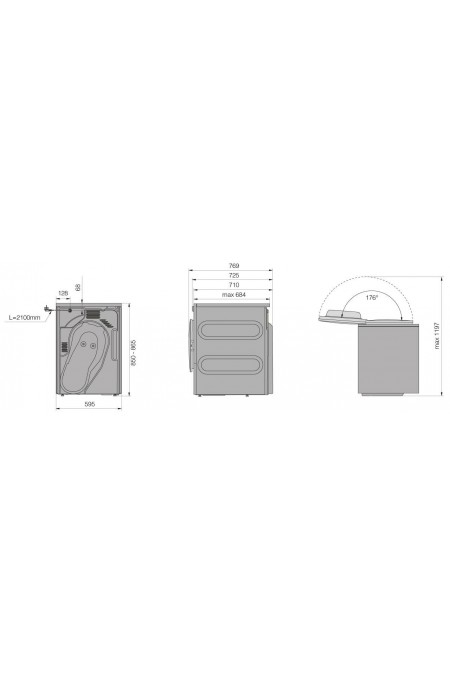Сушильная машина Asko TDC1481HC.S (серебристый) 2