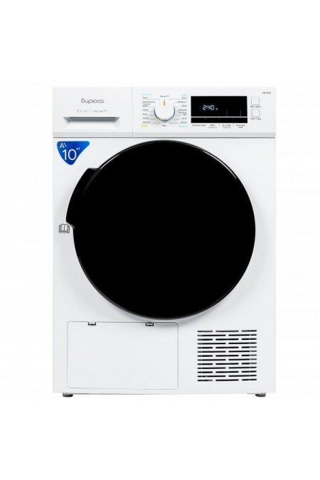 Сушильная машина Бирюса DM-MK10/03 (белый/черный люк) 