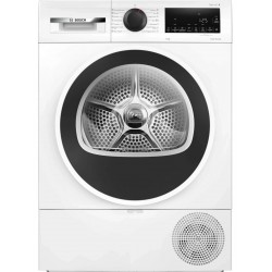 Сушильная машина Bosch Serie 6 WQG24101BY (с английской панелью управления) (белый/черный люк)