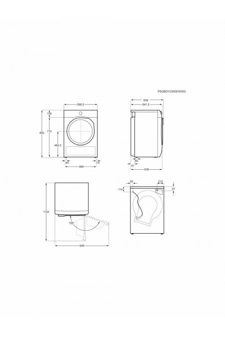 Сушильная машина Electrolux EW7D385UCE (белый) 4