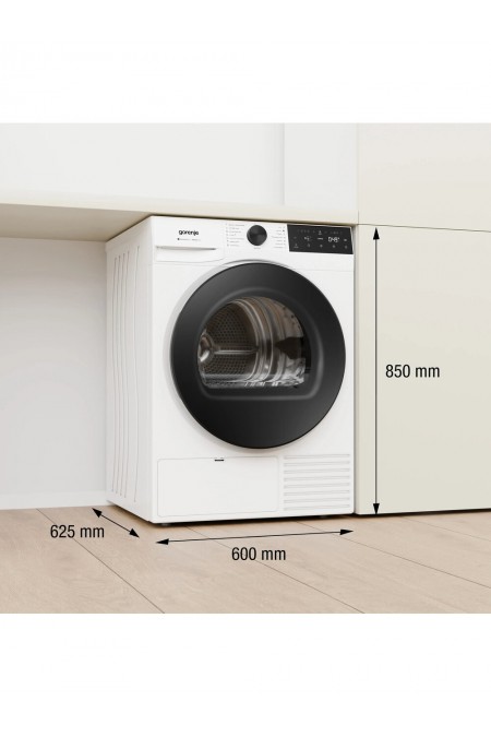 Сушильная машина Gorenje DG48D (белый/черный люк) 7