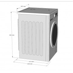 Сушильная машина Korting KD 60HP109 N (черный)