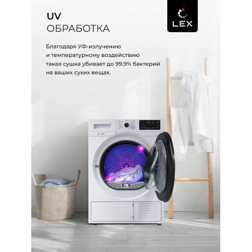 Сушильная машина LEX LDM10WD (белый) 1