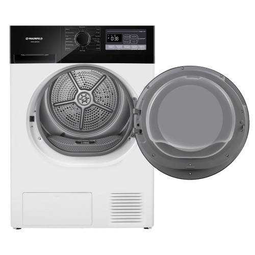 Сушильная машина MAUNFELD MFDM168WH03B (белый/черный люк) 5
