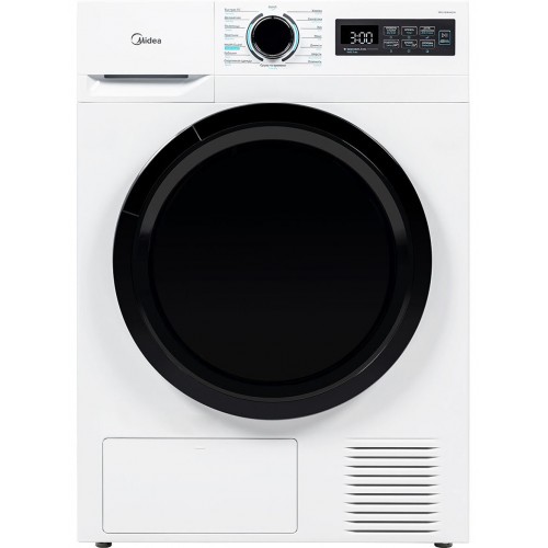 Сушильная машина Midea MD1180BH60/W (белый/черный люк) 