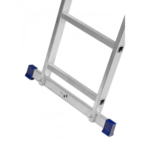 Лестница СИБРТЕХ 3 х 10 ступеней, алюминиевая, трехсекционная, 97820 7