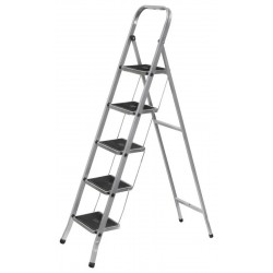 Лестница-стремянка Fit стальная, 5 широких ступеней, Н=164 см (65384)