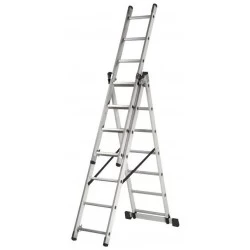 Лестница трансформер 3-секционная ВИХРЬ ЛА 3х7 (73/5/1/20)