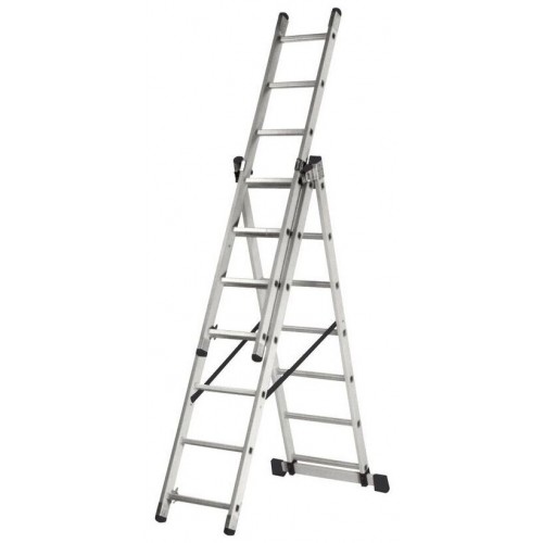 Лестница трансформер 3-секционная ВИХРЬ ЛА 3х7 (73/5/1/20) 