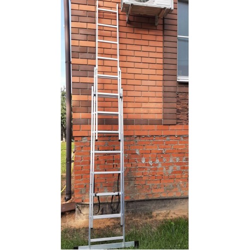 Лестница трансформер 3-секционная ВИХРЬ ЛА 3х8 (73/5/1/21) 6