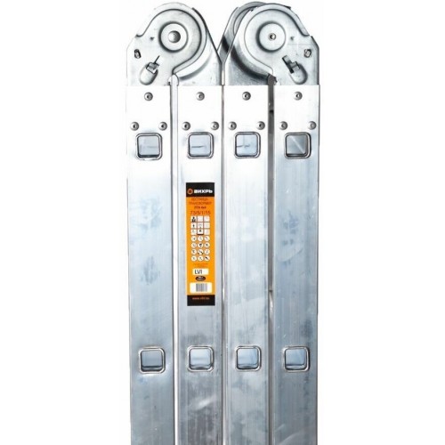 Лестница трансформер 4-секционная ВИХРЬ ЛТА 4х4 (73/5/1/15) 3